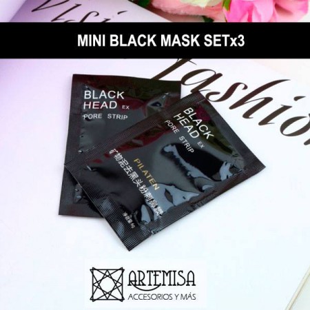 Mini black mask (SETx3)